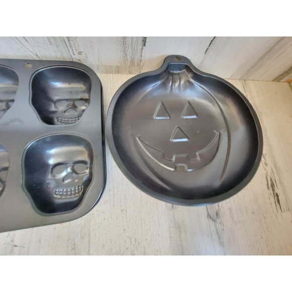 Baking mold pumpkin skull head kitchen accessory set home - Picture 5 of 8
